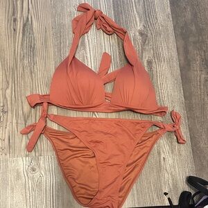 Women's Rust Orange Bikini Set